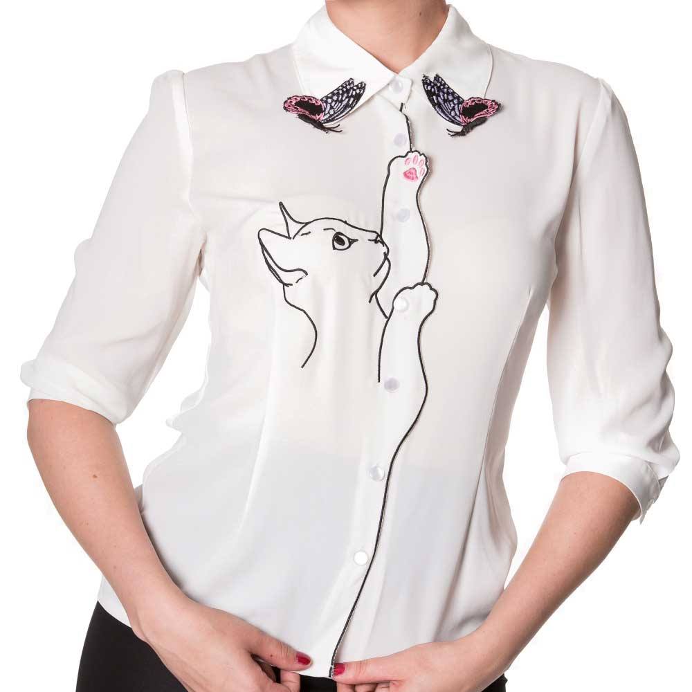 Dancing Days - Snow Bird Chemisier - Blanc Product image